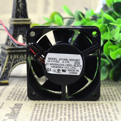shoptron NMB 2410ML-05W-B67 24V 0.17A 3wires 5300RPM axial cooling fan Cooling Fan All in one Cooler