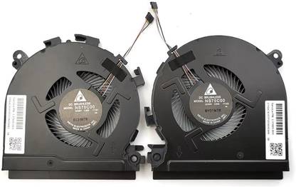Sparefly CPU GPU Fan Compatible For HP Spectre X360 15-CH 15-CH000 15T-CH 15T-CH000 Pair Cooling Fan Laptop Cooler