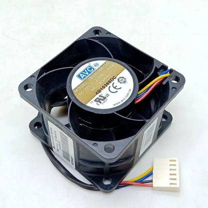 Electronic Spices AVC 2B06038B12G 12V 2.20A Double Ball High Speed Fan Computer Server 60x60x38Mm Fan with Heat Sinks All in one Cooler