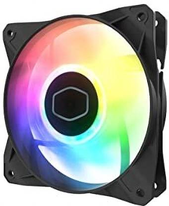 COOLER MASTER CF120 ARGB Case Fan with 2000 RPM, 20dBA Noise Level, Reinforced PBT Cooling Fan Cabinet Cooler