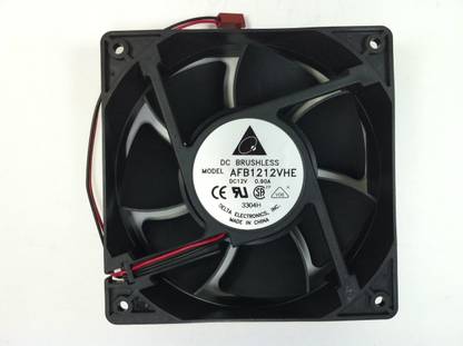 The Shoptron Delta AFB1212VHE DC 12 V 0.90A 2Pin Case Fan Cooler