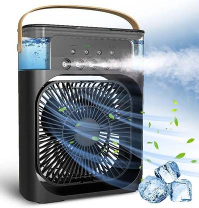 Rajtrading Portable Mini Air Cooler With Humidifier, 3 Level Adjust Speed, Air Conditioner, Cooling Fan All in one Cooler