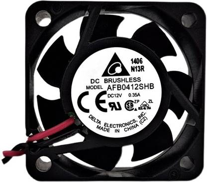 Electronic Spices Delta AFB0412SHB 12V 0.35A 4015 11000RPM High Speed Cooling Fan 2-wire Fan with Heat Sinks All in one Cooler