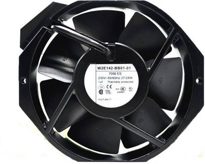 Electronic Spices Ebmpapst AC Axial Compact Fan W2E142-BB01-01 7056ES 230V 27/28W 172*150*38MM Fan with Heat Sinks All in one Cooler