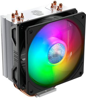 COOLER MASTER Hyper 212 ARGB CPU Air Cooler with 120mm PWM Fan and Mini ARGB Controller Fan with Heat Sinks & Pipes Processor Cooler