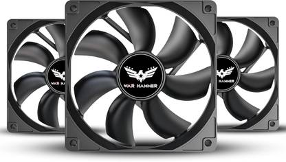 War Hammer Kratos 120mm 3in1 Case Fan Kit - High Static Pressure 1500 RPM (Molex) Cooling Fan Cabinet Cooler