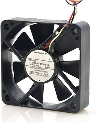 VINITRON DC 2406GL-05W-B39 Brushless Fan 24V 0.08A 6015mm 3 Wire Connector Graphics Card Fan with Heat Sinks All in one Cooler