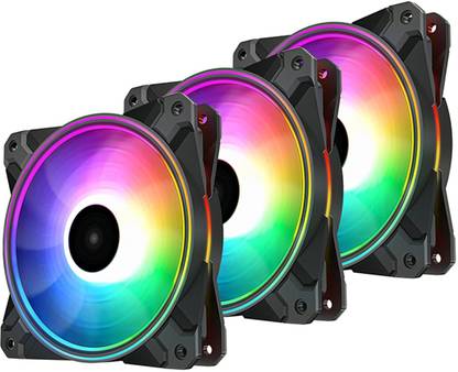 Deepcool CF120 Plus 3 IN 1 RGB 120MM DP-F12-AR-CF120P-3P Case Fan/Cooler Black Cooler