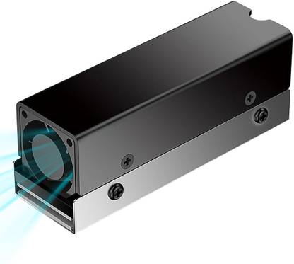 Verilux M.2 SSD Heatsink with Built-in PWM Fan Aluminum Alloy Cooling Pad with Dual Heat Fan with Heat Sinks All in one Cooler