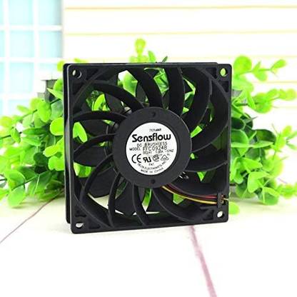 Electronic Spices Sensflow FFC0924B 9025 24V 0.60A Super Wind Inverter Ball Fan Fan with Heat Sinks & Pipes All in one Cooler
