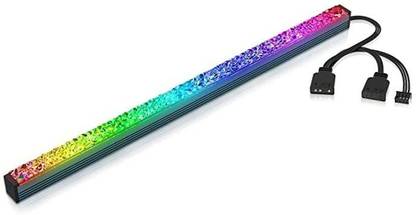 Wavenex Magnetic ARGB LED Light BAR Strip with Diamond Cut Design for PC Gaming Cabinets Cooler