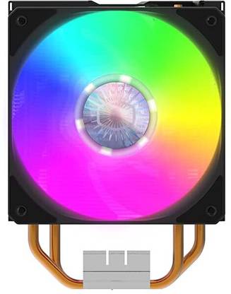 COOLER MASTER Hyper 212 LED Turbo ARGB CPU Cooler - Dual 120mm Fan Rifle bearing Cabinet Cooler