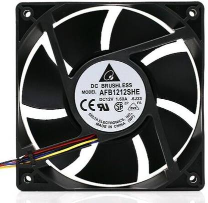 Electronic Spices Delta AFC1212DE 12V 1.60A DC Axial Cooling Fan 120X120X38mm Cooling Fan All in one Cooler