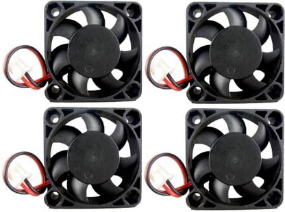 Roboway 40mmx40mmx10mm 12V 0.15A Brushless DC Cooling Fan 2pin AB4010, 4 CPU Cooling Fan Cooling Fan Processor Cooler