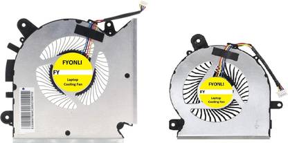 FYONLI CPU & GPU fan for MSI GF63 Thin 9SC-066 8SC-030 GF65 Thin 9SD-252 9SE-013 Cooler