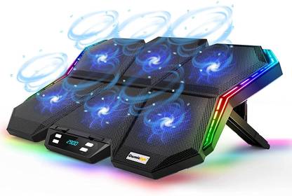 Cosmic Byte Meteroid 5 Fan Ergonomic Cooling Pad with Adjustable Height