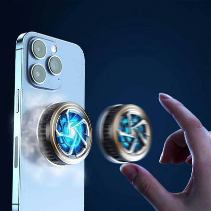 Cubonic DY18 Mobile Radiator Semiconductor Compatible with Magsafe and Smartphones 1 Fan Ergonomic Cooling Pad