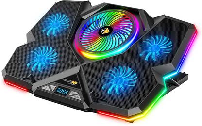 Cosmic Byte ?Cyclone RGB Ergonomic Cooling Pad with Adjustable Height
