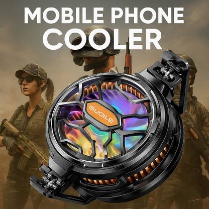 MOBIZAC Mobile Cooler Fan for Gaming Watching Long Filming Session Phone Heat Protector Ergonomic Cooling Pad