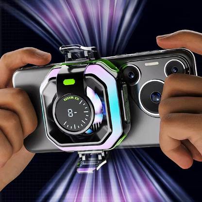 WRADER JS86 Mobile Phone Cooler for Gaming for Game Long Filming Mobile Gaming Fan  Gaming Accessory Kit