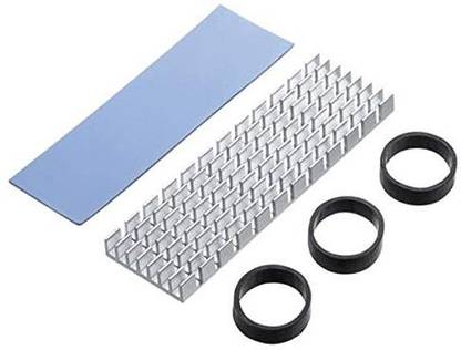 Tobo Aluminum Heat Sinks for M.2 SSD Heatsink Cooling Radiator,PCIE M.2 SSD TD-1038PC Cooling Pad