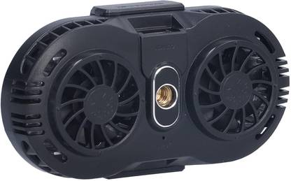 Cubonic AH102 Dual Peltier cooler with USB Mobile Charging Port And Tripod Support 2 Fan Cooling Pad