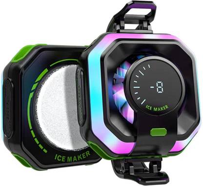 FAVSTORE JS86 Cooler Fan With AI Control Mode 20W LED Temp Display 3 Fan Speed  Gaming Accessory Kit