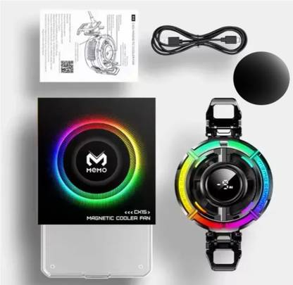 Cubonic X Memo CX15 IceStorm Magnetic AI Digital Display Phone Cooler  Gaming Accessory Kit