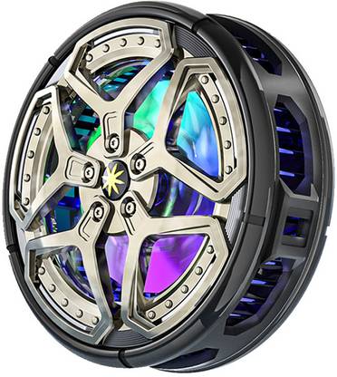 SERPLEX Phone Cooler Gaming Fan with RGB Lights for Mobile Gaming 1 Fan Ergonomic Cooling Pad