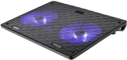 ZEBRONICS ZEB-NC3300 2 Fan Ergonomic Cooling Pad with Adjustable Height