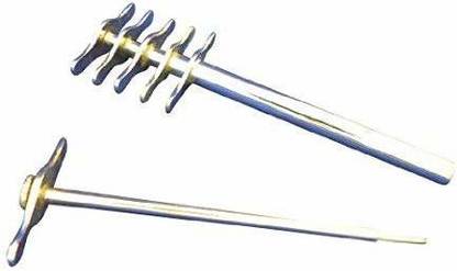 Elecopto Cork Borer brass (Set of 6) Brass Double Lever Corkscrew