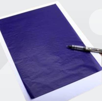 Al Salah Pen/Pencil Carbon Paper, Blue Carbon Copy Papers 330 mm Copy Text