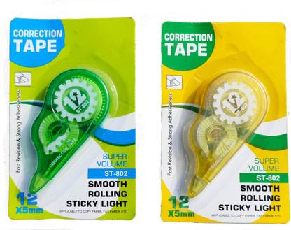 triple paper Correction Tape 0 ml 5 mm Correction Tape