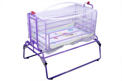 kidinix Rajasthani Baby Cradle with Tokri Cot