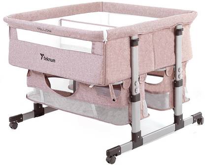 Teknum Twin Bed Side Crib Cot Fellow Bassinet