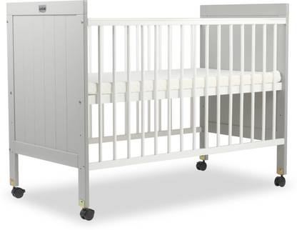LuvLap C-75 Baby Wooden Cot for Kids with Mattress, 3 Level height adjustment, Cot