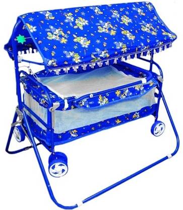 CHUNKY'S Baby Cradle with Canopy Bassinet