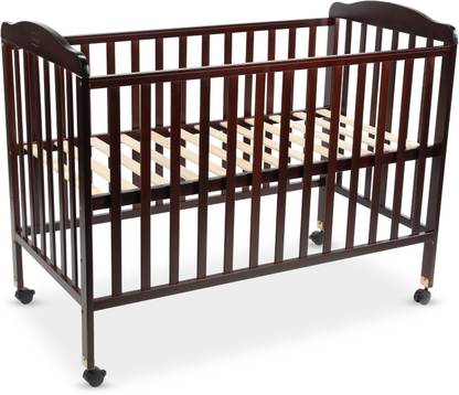 LuvLap C-60 Baby Wooden Cot with Mosquito Net (without Mattress), 0 to 2 years, Cot