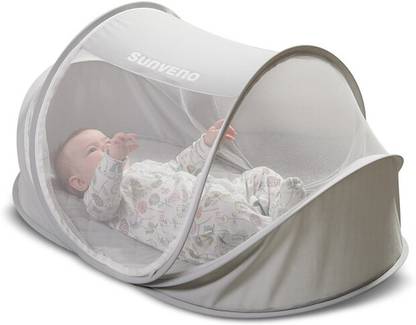 SUNVENO Portable Baby Bed w/t Mosquito Net Cot