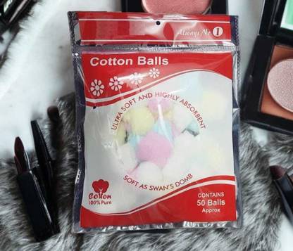 Elecsera Multi-Purpose Balls Made from 100% Natural Cotton, Soft and Absorbent