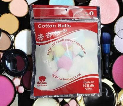 Glamezone GM 2Cotton Balls for Makeup and Nail Polish Remover | Best for Removing Makeup