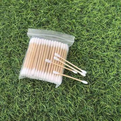 cezliar Biodegradable Eco-Friendly Cotton Swabs | Earbuds Wax Removal (pack of 5)
