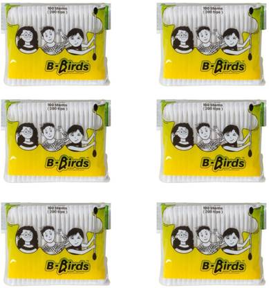 B birds Cotton Ear Buds/Cotton Swabs ( sticks 600 - 1200tips )