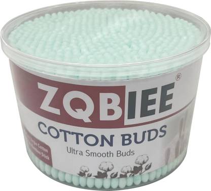 ZQBIEE Double Head Cotton Ear Buds Pure Soft Cotton Swabs for Ears Cleaning