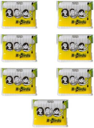 B birds Cotton Ear Buds 100% Pure Soft Cotton Swabs for Nose Ears Cleaning 1400 tips