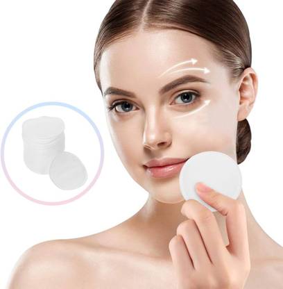 Trutip 50pc Round Facial Cotton pad 100% Pure Cotton.Apply & Removing Makeup-g4