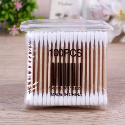 cezliar Cotton Buds For Ear Cleaner, Bamboo Wooden Sticks Ear Cleaner Pack of 11*100