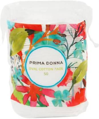 Prima Donna Oval Cotton Pads Lint Free 100% Pure Cotton (Pack of 1)