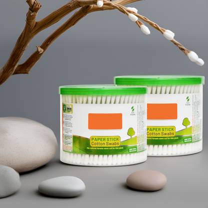 Trutip biodegradable Cotton Buds in a Paper Stick 100/Jar