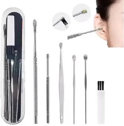 HUZURLU 6 Ear Wax Removal Kit Cleaning Tool Earwax Pick Cleaner
